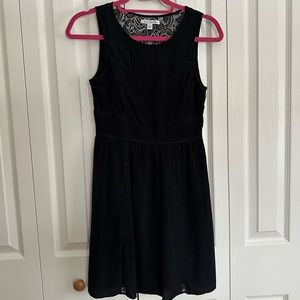 American Eagle Outfitters black dress with lace size 2.